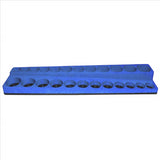 Mechanic's Time Savers 3/8 in. 24-Hole MagnaCaddy, Blue