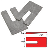 Specialty Products Company AL SHIMS 2.5x5x2 DEG (6)