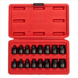 Sunex 16-Piece 3/8 in. Drive Stubby Impact