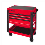 3-Drawer Utility Cart w/ Sliding Top,