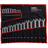 25 Pc Metric Full Polish V-Groove Combo Wrench Set