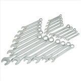 22-PC RAISED PANEL SAE METRIC WRENCH SET