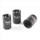 TITAN 3-PC EXTERNAL TORX PLUS SOCKET SET