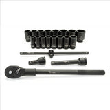 20 pc. 3/4 in. Dr 6 pt. SAE Impact Socket Set