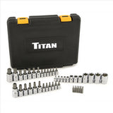 TITAN 43-PC MASTER STAR BIT SOCKET SET