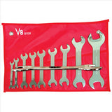 V-8 Tools WRE SET 9PC SUPER THIN 18 SIZES