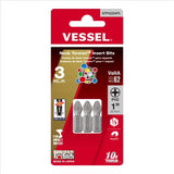 Vessel NECK TORSION Insert Bit PH2x25.4 3PC. (Card)