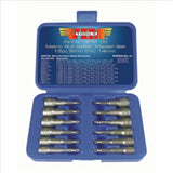 VIM TOOLS 12 Piece Metric Power Drive Nut Setter Set with Magnetic and Hollow Point Drivers