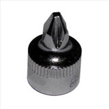 VIM TOOLS Stubby Philips Driver, P1 Tip, 1/4 in. Square Drive