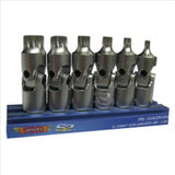 VIM TOOLS VIM Tools 6-Piece 1/4 in. Drive Universal Joint XZN Triple Square Driver Set