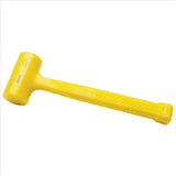 8 OZ HIGH VIZ DEAD BLOW HAMMER RUBBER COATED