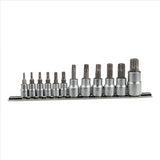 12 Pc Star Bit Socket Set ChrV