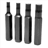 4 Pc 12 Point Metric Bit Set