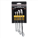 4 Pc SAE Full Polish Flr Nut W