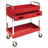 2 SHELF UTILITY CART W/DRAWER